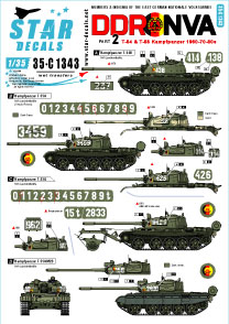 Decal for Berlin #2.Tanks and Trams inside the capital,1/35 35-980 Star Decals 